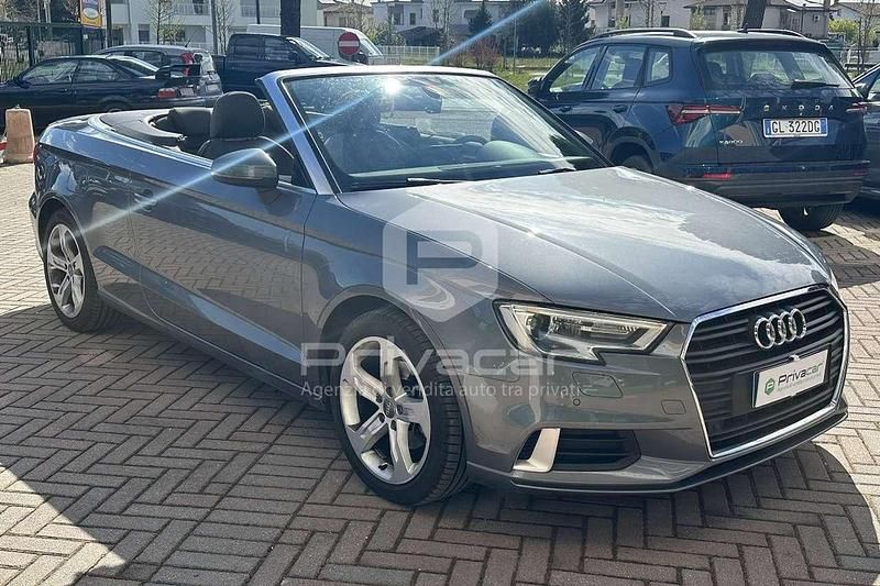 Usata Audi A3 Cabriolet Sport 150 CV (110 kW) 2017 Grigio Cabrio