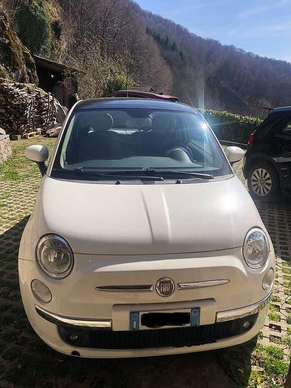 Usata Fiat 500 75 CV (55 kW) 2009 Bianco Cabrio