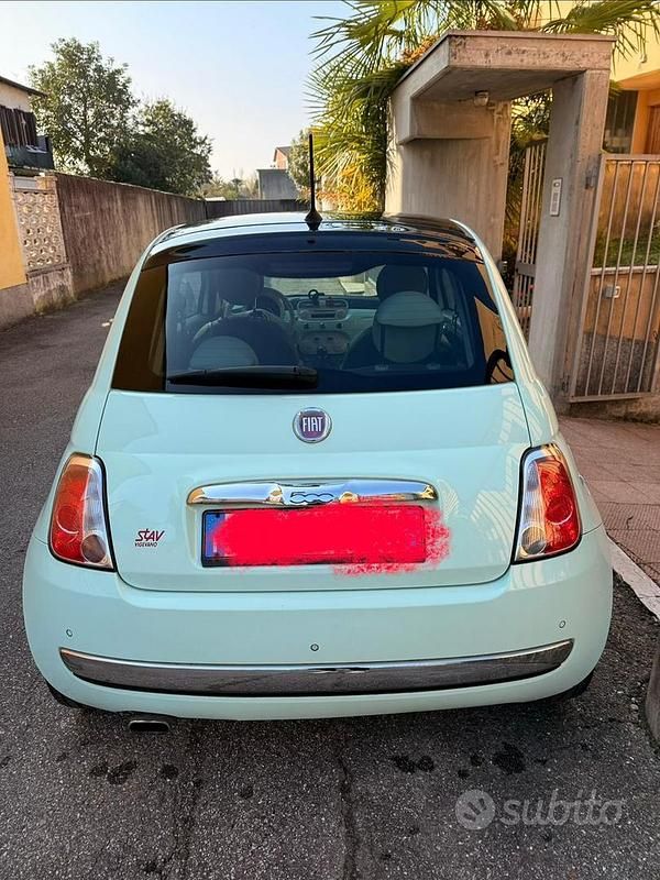 Usata Fiat 500 69 CV (50 kW) 2015 Verde Utilitaria