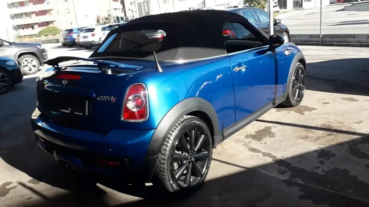 Usata Mini Cooper SD Roadster 183 CV (134 kW) 2014 Blu Cabrio