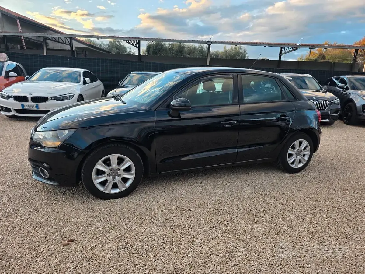 Usata Audi A1 Ambition 90 CV (66 kW) 2012 Nero Utilitaria