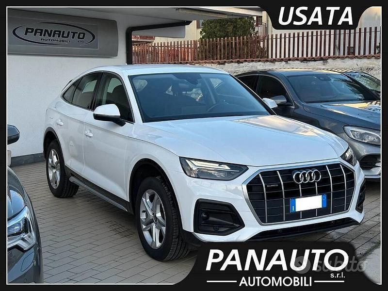 Bianco Usata 2021 Audi Q5 Sportback Business SUV | 33.990 € (Super prezzo) - Immagine 1/4
