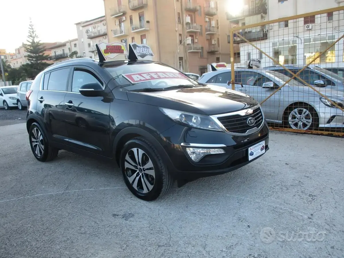 Usata Kia Sportage 116 CV (85 kW) 2012 Nero SUV