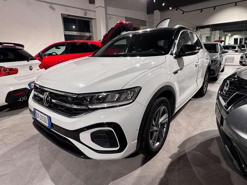 Usata VW T-Roc R-line 110 CV (80 kW) 2022 Bianco SUV