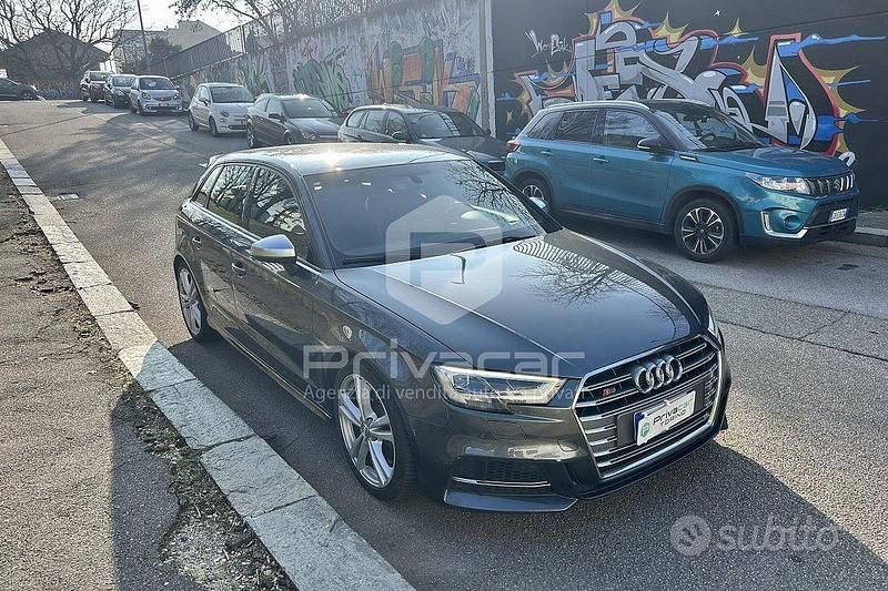 Usata Audi S3 Sportback Comfort 310 CV (228 kW) 2017 Grigio Utilitaria