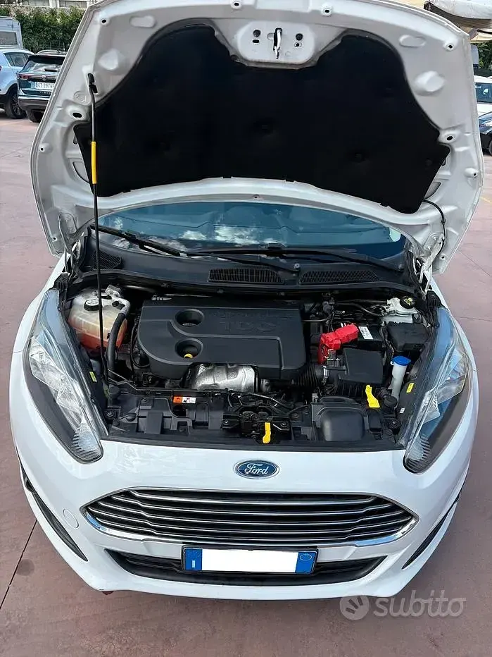 Usata Ford Fiesta 75 CV (55 kW) 2015 Bianco Utilitaria