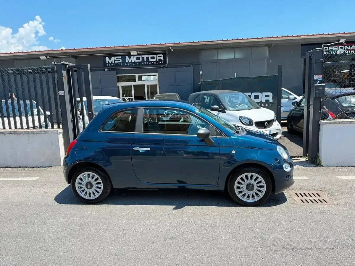 Usata Fiat 500 Collezione 69 CV (50 kW) 2018 Bluazzurro Utilitaria