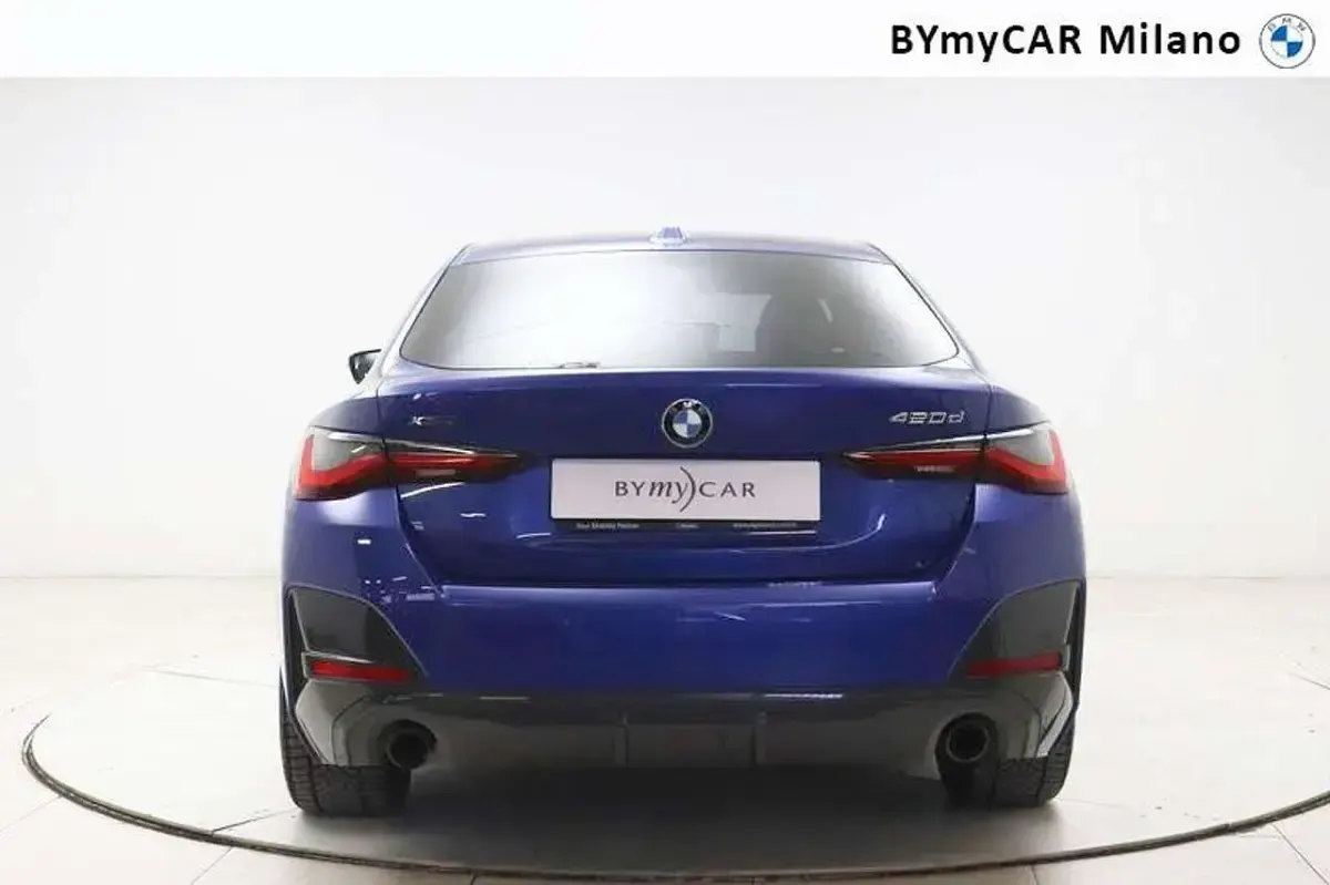Usata BMW 420 Gran Coupé M Sport 190 CV (139 kW) 2022 Bluestone metallic Coupé