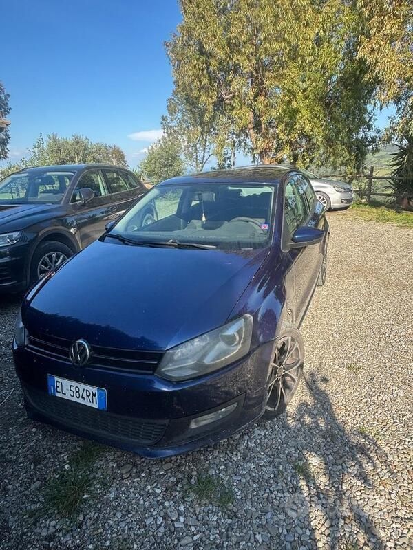 Usata VW Polo 90 CV (66 kW) 2012 Blu Utilitaria