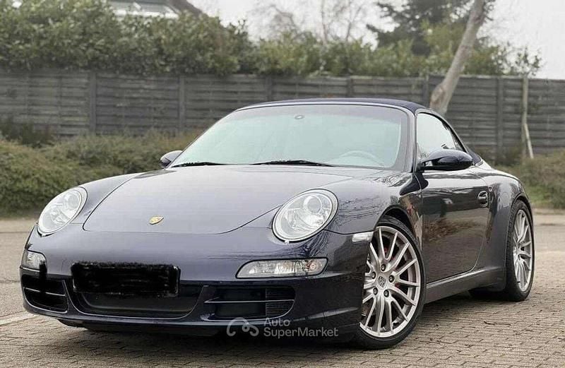 Usata Porsche 911 355 CV (261 kW) 2006 Blu Cabrio