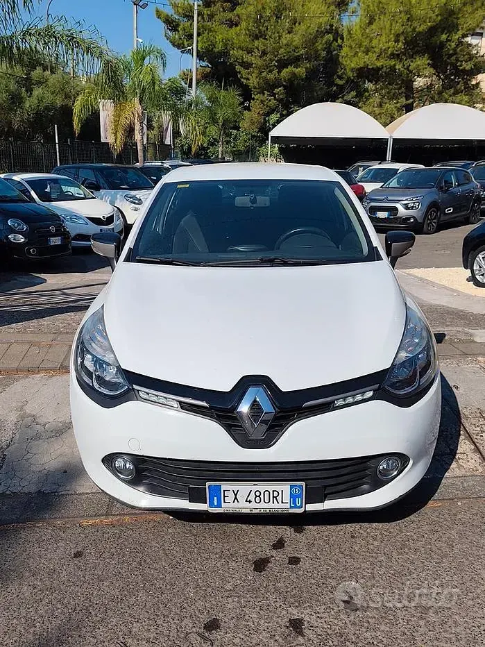 Usata Renault Clio IV 75 CV (55 kW) 2015 Bianco Berlina