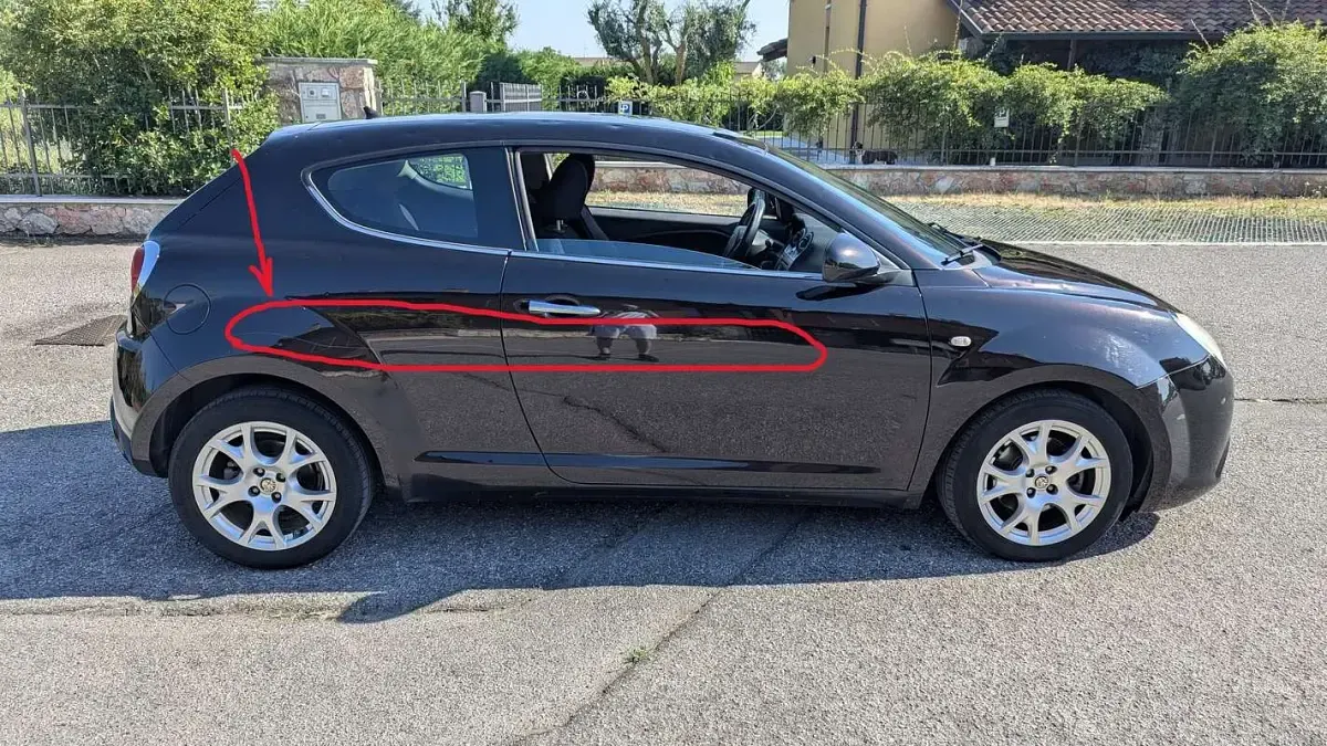 Usata Alfa Romeo MiTo Distinctive 120 CV (88 kW) 2011 Nero Utilitaria