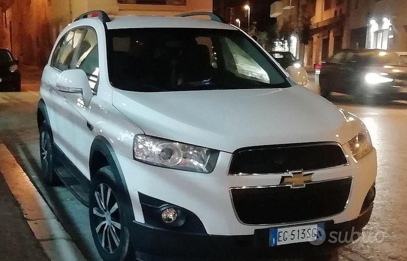 Usata Chevrolet Captiva 163 CV (119 kW) 2013 Bianco SUV