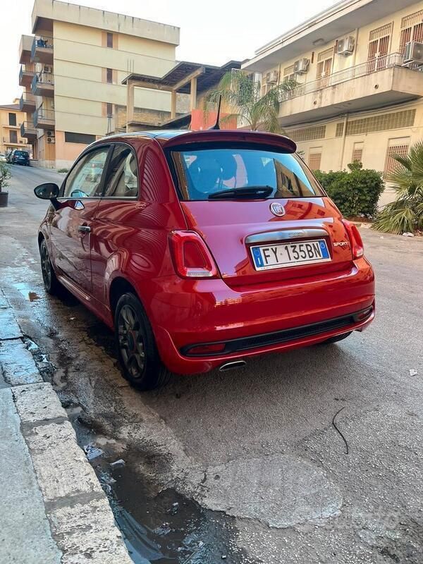 Usata Fiat 500 Sport 69 CV (50 kW) 2019 Rosso