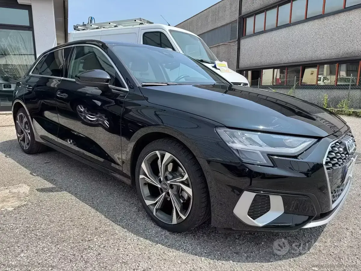 Usata Audi A3 Advanced 150 CV (110 kW) 2022 Nero Berlina