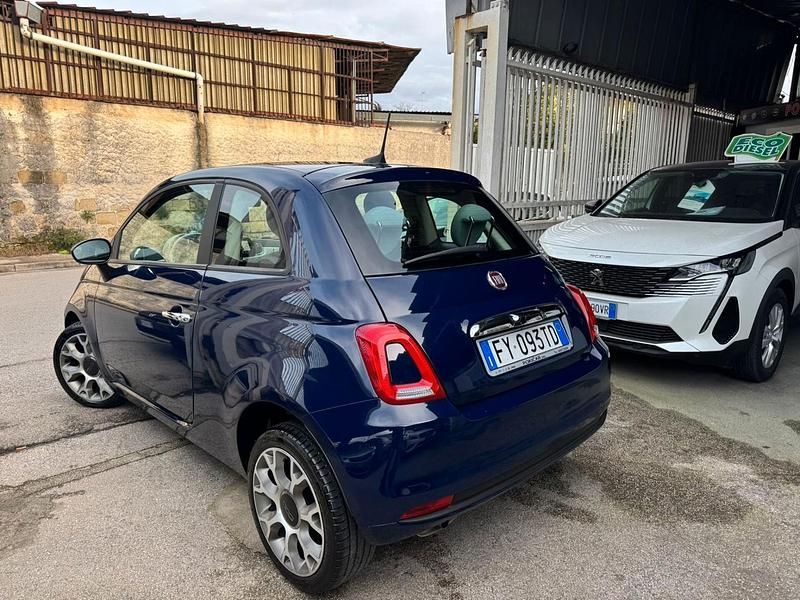 Usata Fiat 500 Lounge 85 CV (62 kW) 2019 Blu Berlina