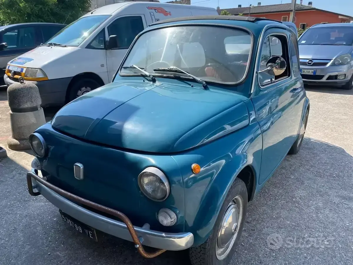 Usata Fiat 500 56 CV (41 kW) 1970 Verde Utilitaria