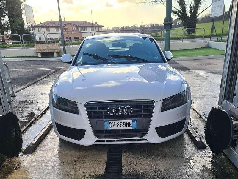 Usata Audi A5 Ambition 190 CV (139 kW) 2009 Bianco Coupé