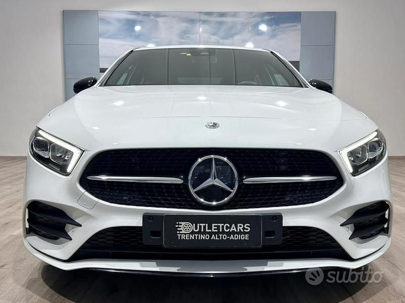 Usata Mercedes A200 AMG line 150 CV (110 kW) 2021 Bianco Berlina