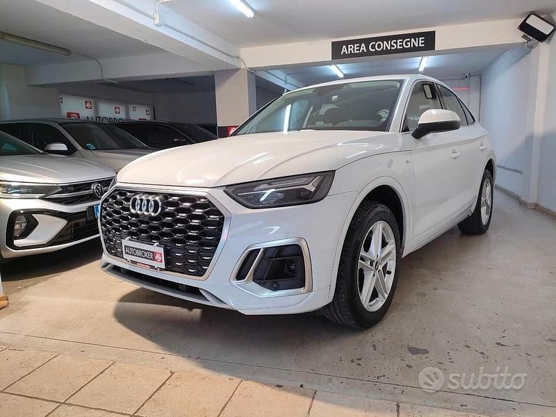 Usata Audi Q5 S-line plus 204 CV (150 kW) 2021 Bianco SUV