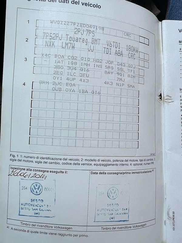 Usata VW Touareg 245 CV (180 kW) 2014 Grigio SUV