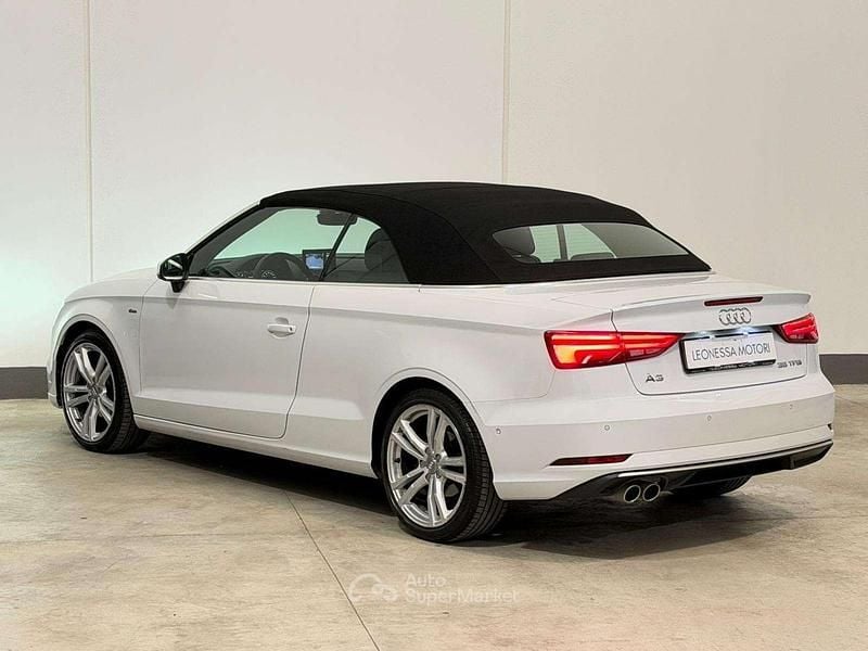 Usata Audi A3 Cabriolet S-Line 150 CV (110 kW) 2019 Bianco Cabrio