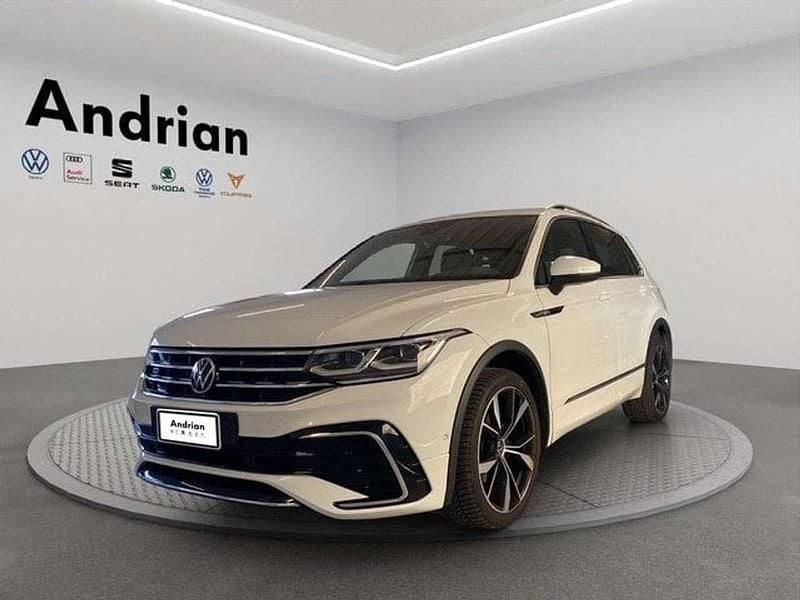 Usata VW Tiguan R-line 150 CV (110 kW) 2021 Bianco SUV
