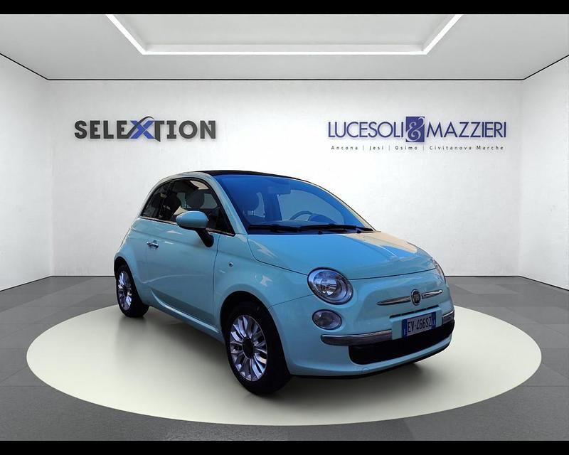 Usata Fiat 500C Lounge 69 CV (50 kW) 2014 Verde Cabrio