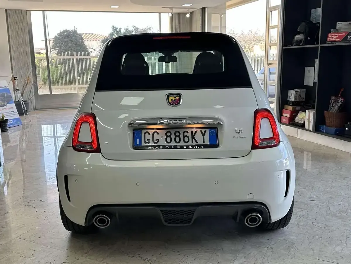 Usata Abarth 595C Turismo 159 CV (116 kW) 2014 Bianco Cabrio