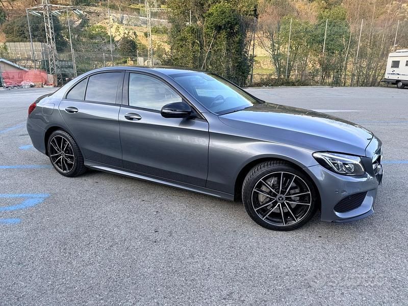 Usata Mercedes C220 Premium 170 CV (125 kW) 2016 Grigio Berlina