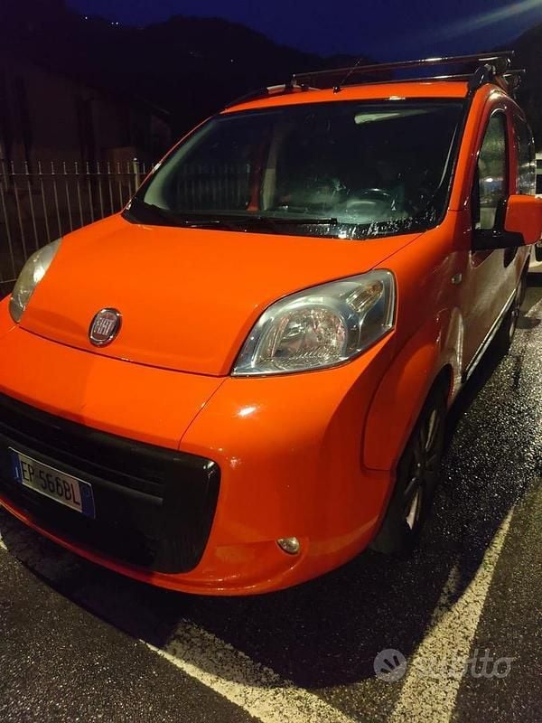 Usata Fiat Qubo Dynamic 95 CV (69 kW) 2012 Arancione Monovolume