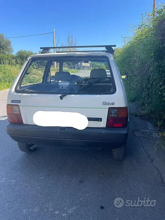 Usata Fiat Uno 1986 Grigio Utilitaria