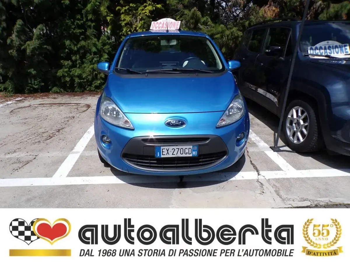 Usata Ford Ka 69 CV (50 kW) 2014 Azzurro Utilitaria
