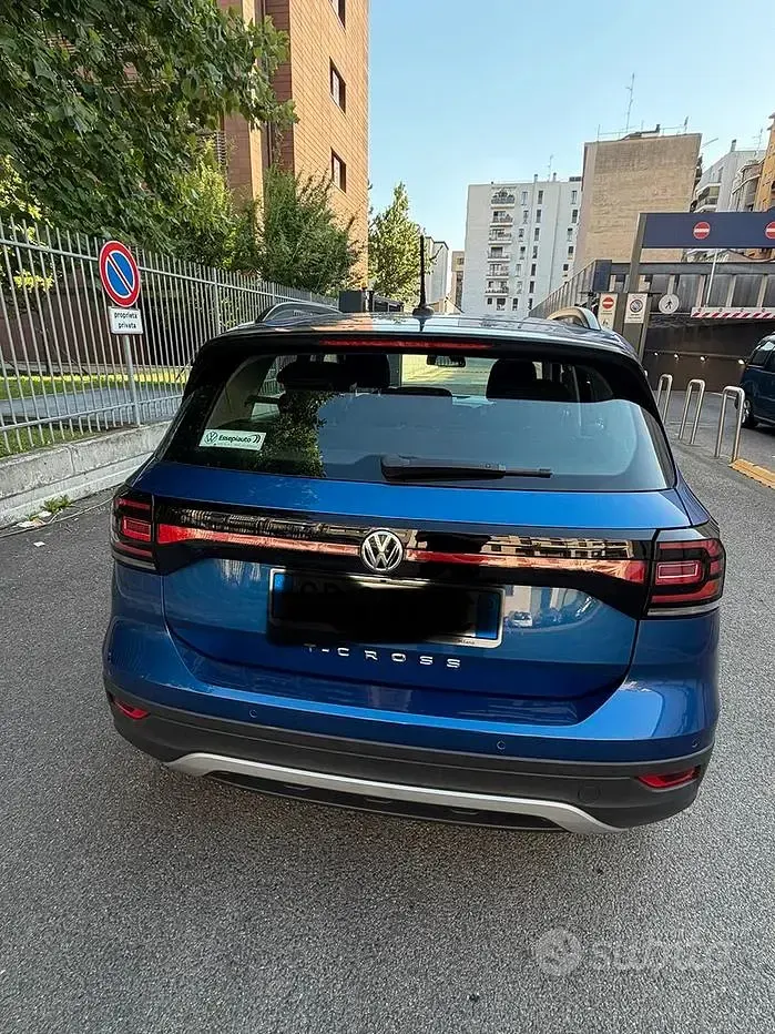 Usata VW T-Cross 95 CV (69 kW) 2020 Blu SUV
