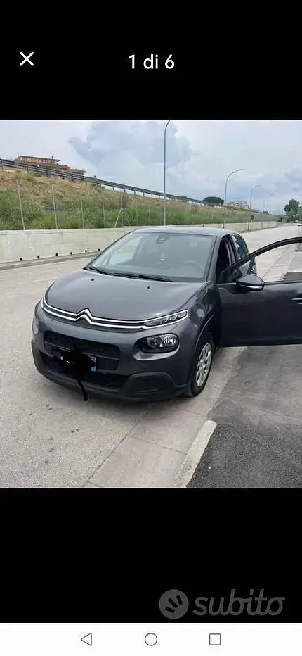 Usata Citroën C3 75 CV (55 kW) 2017 Grigio Berlina