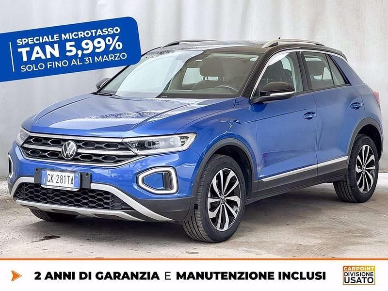 Usata VW T-Roc Style 116 CV (85 kW) 2023 Blu SUV