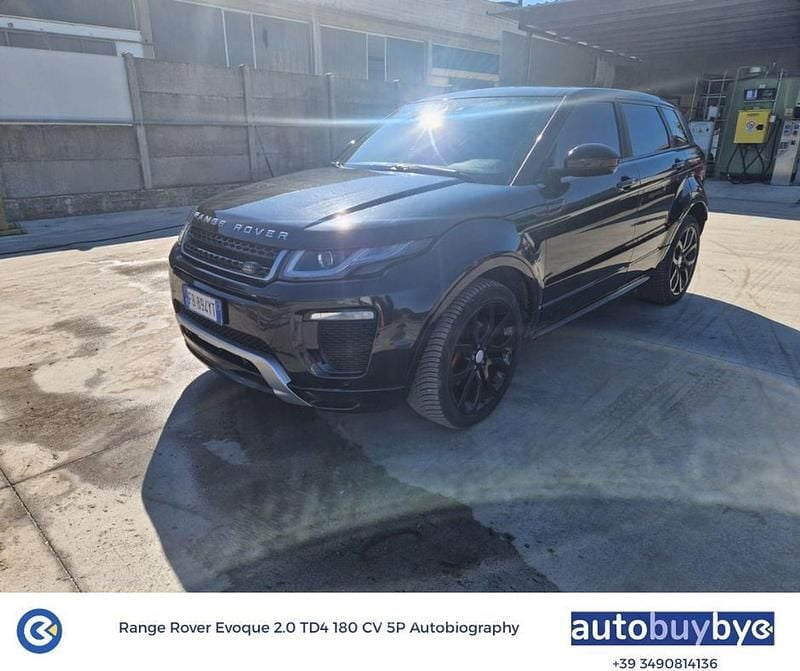 Nero Usata 2016 Land Rover Range Rover evoque Autobiography SUV | 16.900 € (Buon prezzo) - Immagine 1/4