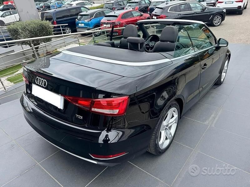 Usata Audi A3 Cabriolet Sport 116 CV (85 kW) 2018 Nero Cabrio