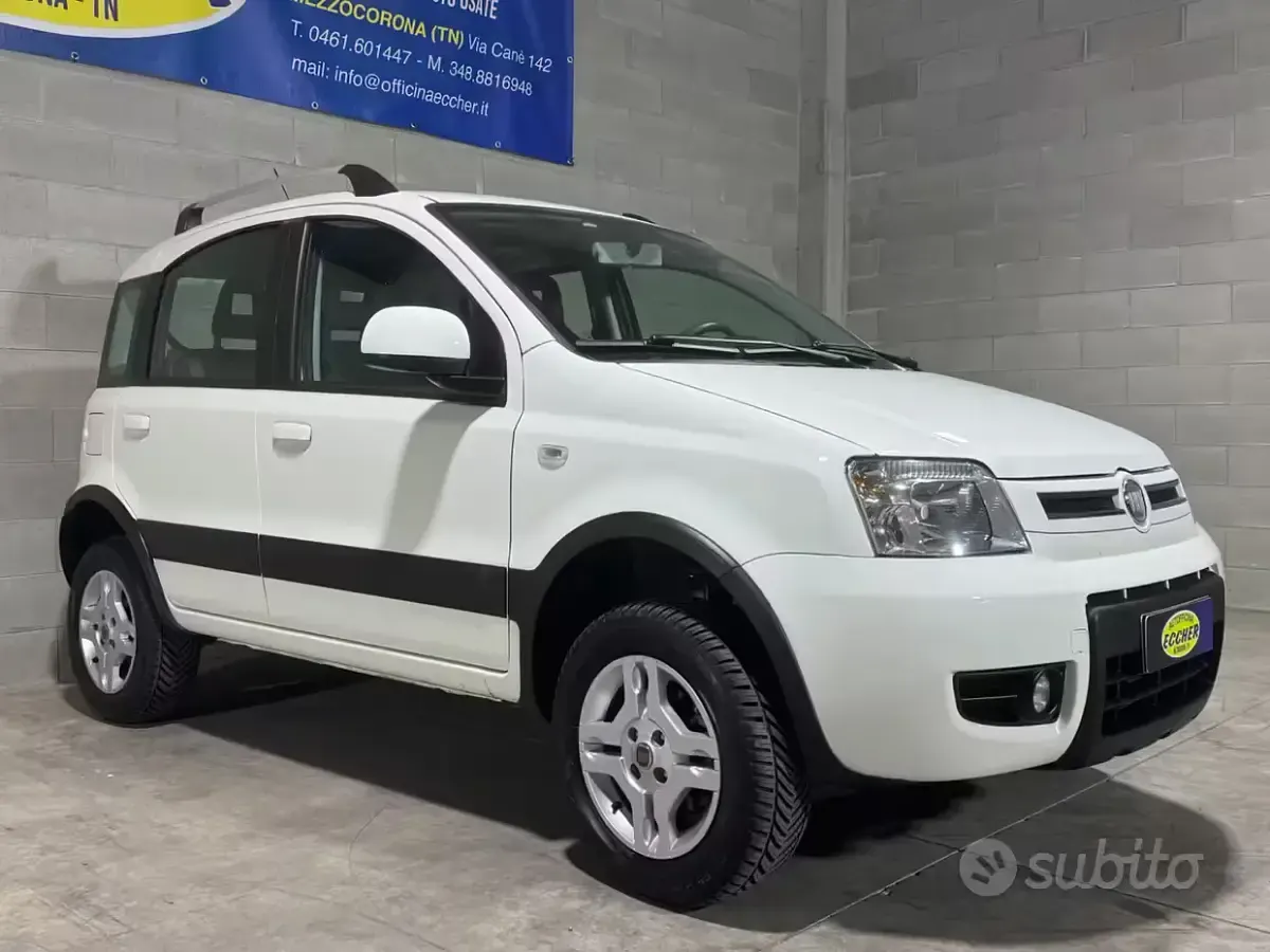 Usata Fiat Panda 4x4 Climbing 75 CV (55 kW) 2012 Bianco Utilitaria