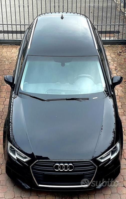 Nero Usata 2018 Audi A3 S-Line Tre volumi | 19.500 € (Buon prezzo) - Immagine 1/4