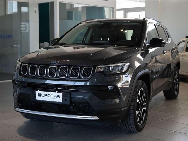 Grigio scuro Usata 2022 Jeep Compass Limited SUV | 21.900 € (Buon prezzo) - Immagine 1/4