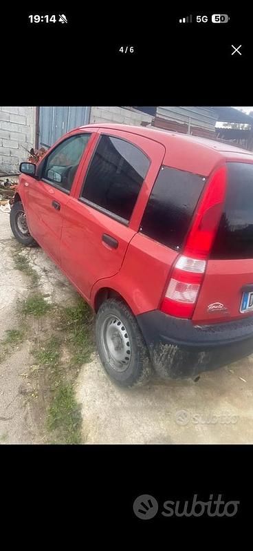 Usata Fiat Panda 54 CV (39 kW) 2008 Rosso Utilitaria