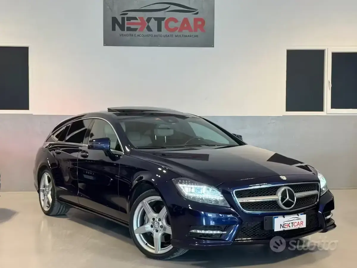 Usata Mercedes CLS350 Shooting Brake AMG 265 CV (194 kW) 2013 Bluazzurro Station wagon