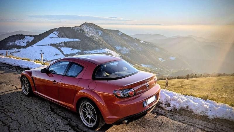 Usata Mazda RX8 231 CV (169 kW) 2008 Rosso Coupé