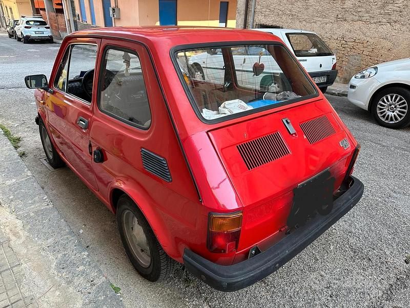 Usata Fiat 126 1970 Rosso Utilitaria