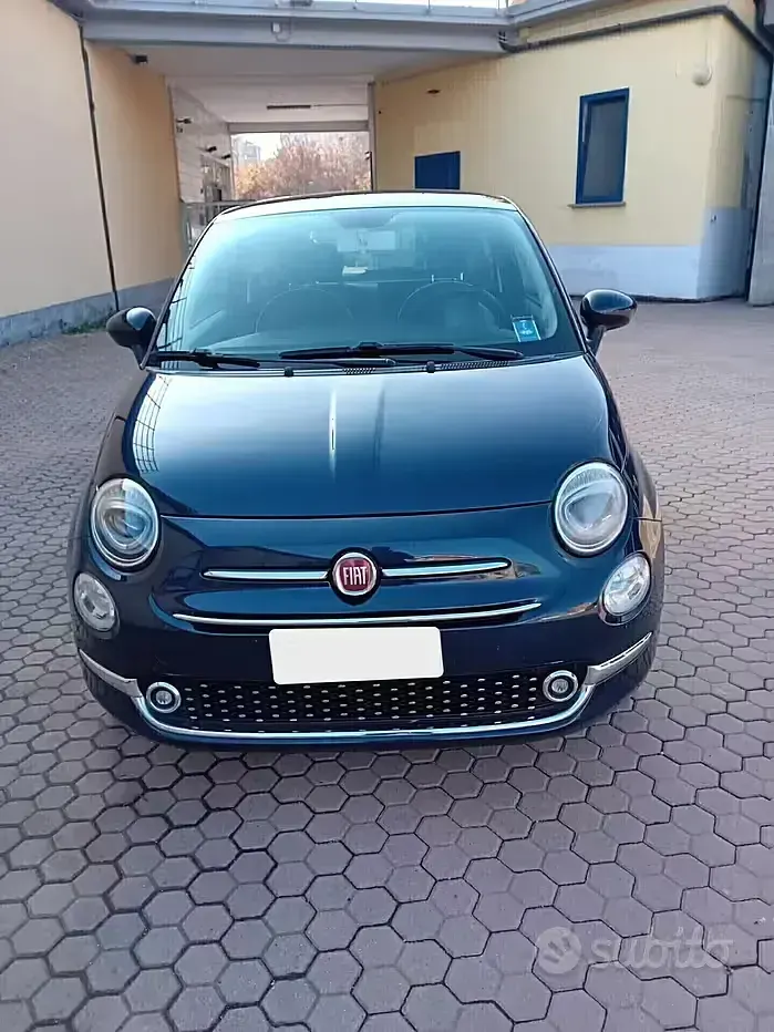 Usata Fiat 500 69 CV (50 kW) 2019 Blu Berlina