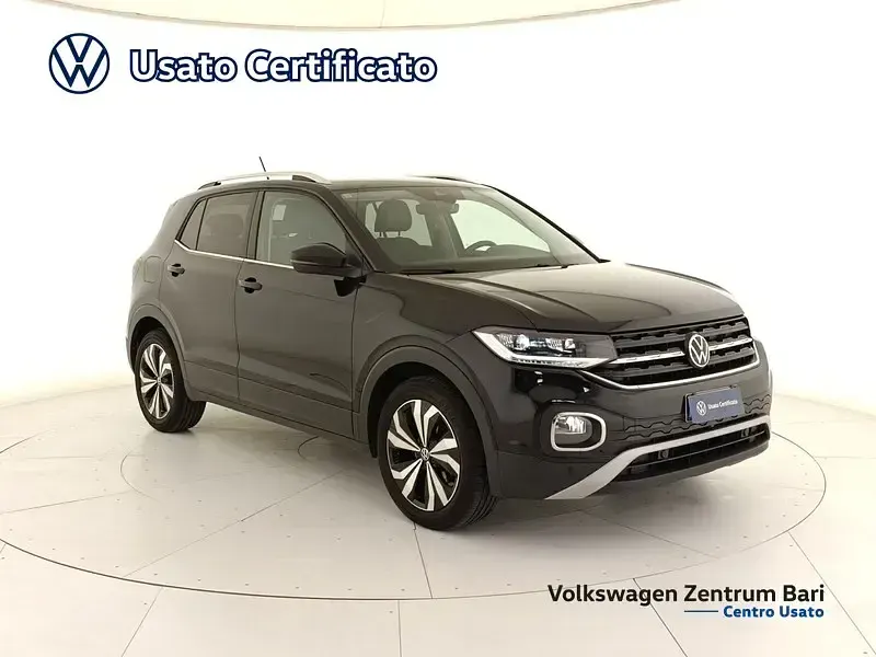 Usata VW T-Cross Advance 110 CV (80 kW) 2023 Nero SUV