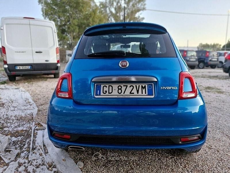 Usata Fiat 500 Sport 70 CV (51 kW) 2021 Blu Berlina