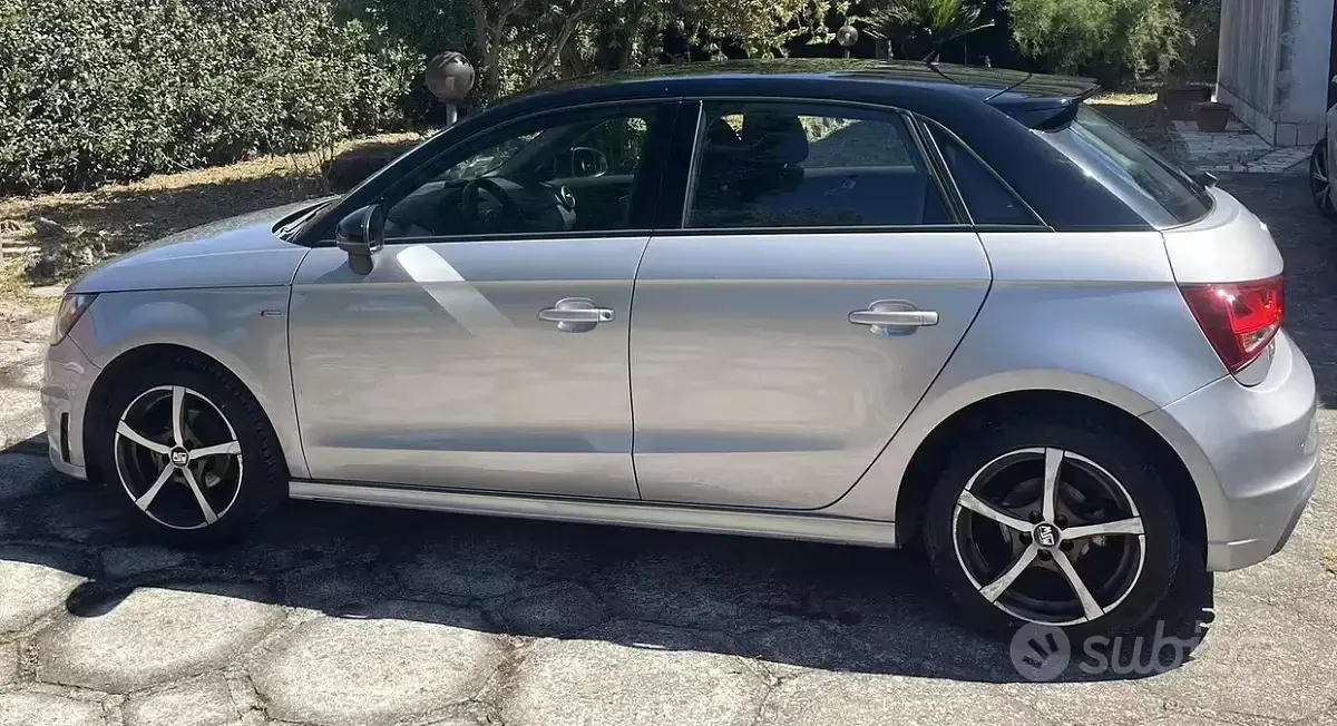Usata Audi A1 Sportback S-Line 90 CV (66 kW) 2014 Grigio Utilitaria
