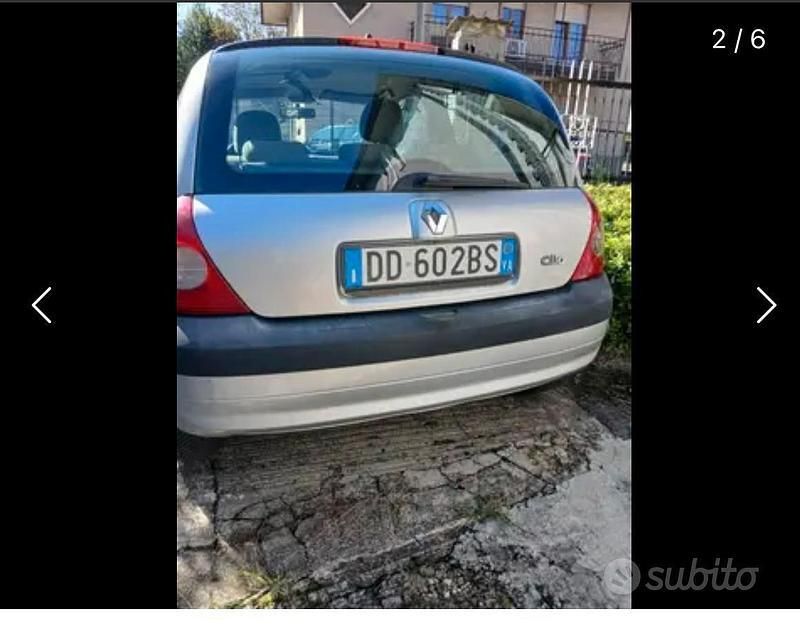Usata Renault Clio II 75 CV (55 kW) 2006 Grigio Utilitaria
